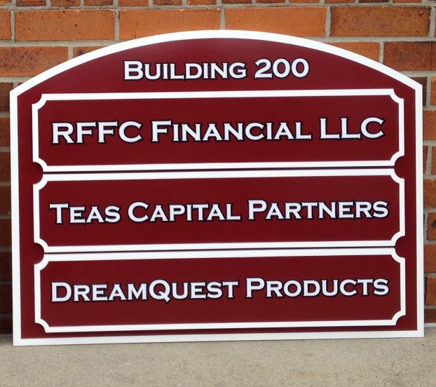 custom multiple tenant sign personalized