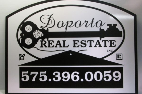 Modern Style Custom Business Sign Sample