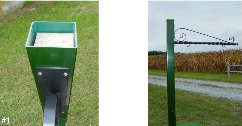 PVC Post & Bracket combo