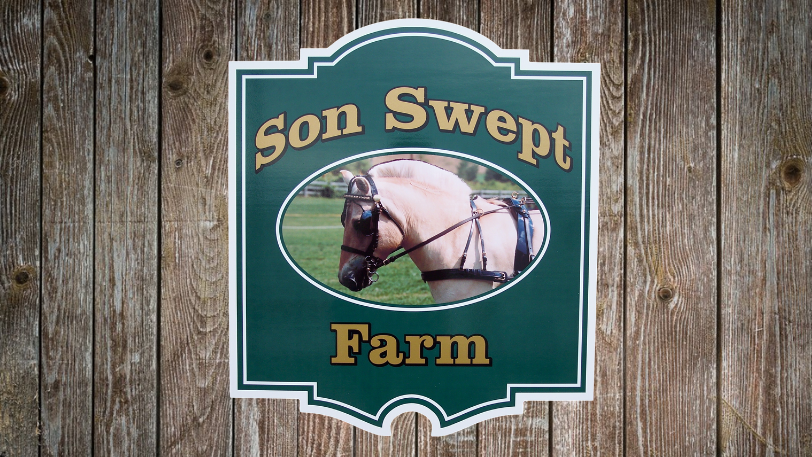 Son Swept Farm Sign